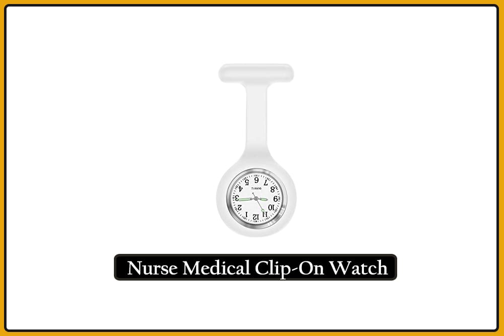 Nurse Medical Clip-On Watch 