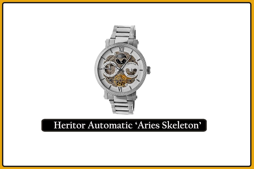 Heritor Automatic ‘Aries Skeleton’