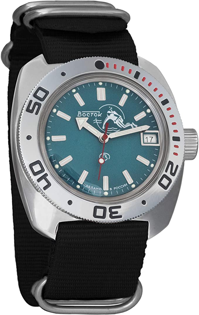 Vostok Amphibian Wristwatch 710059 min