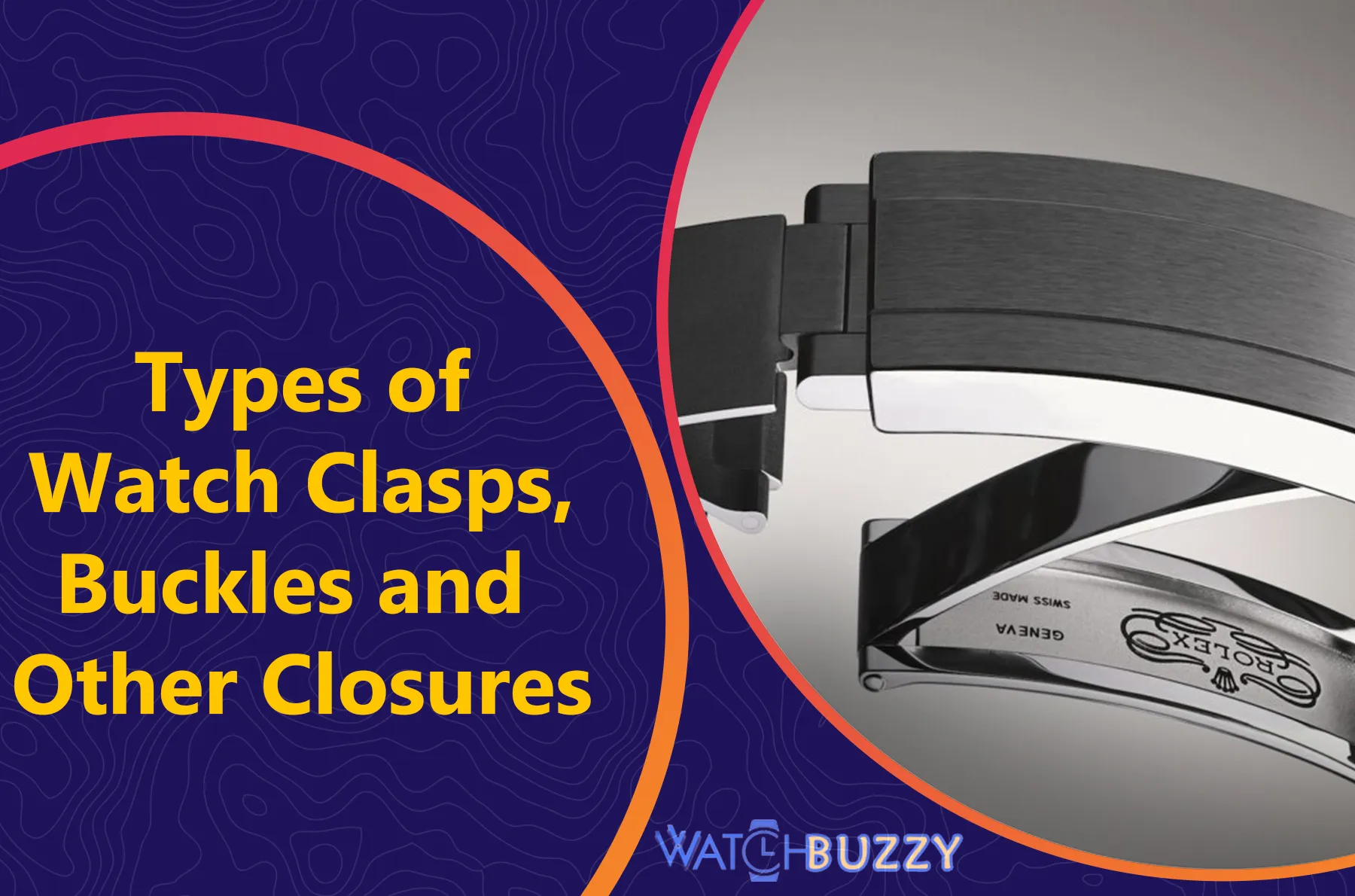Types of Watch Clasps, Buckles and Other Closures